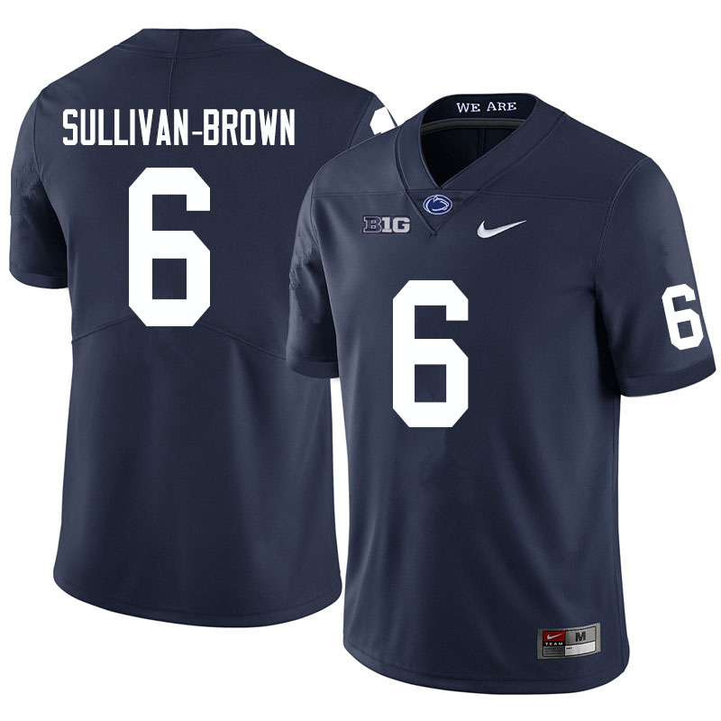 NCAA Nike Men's Penn State Nittany Lions Cam Sullivan-Brown #6 College Football Authentic Navy Stitched Jersey KUU2798PS
